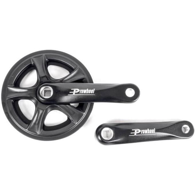 Система TECH TEAM Prowheel, черная, шатун алюминиевый, 152мм, 1 скорость. 1/10 PRO-Q36PP 152 NN009961